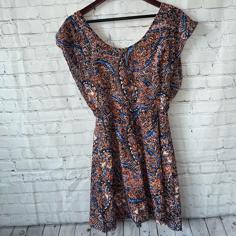 outback red orange and blue dress size S - Picture 8 of 10